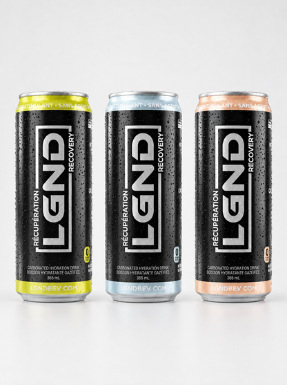 Discovery pack LGND Recovery : Lemon Lime, Blue Raspberry et Peach